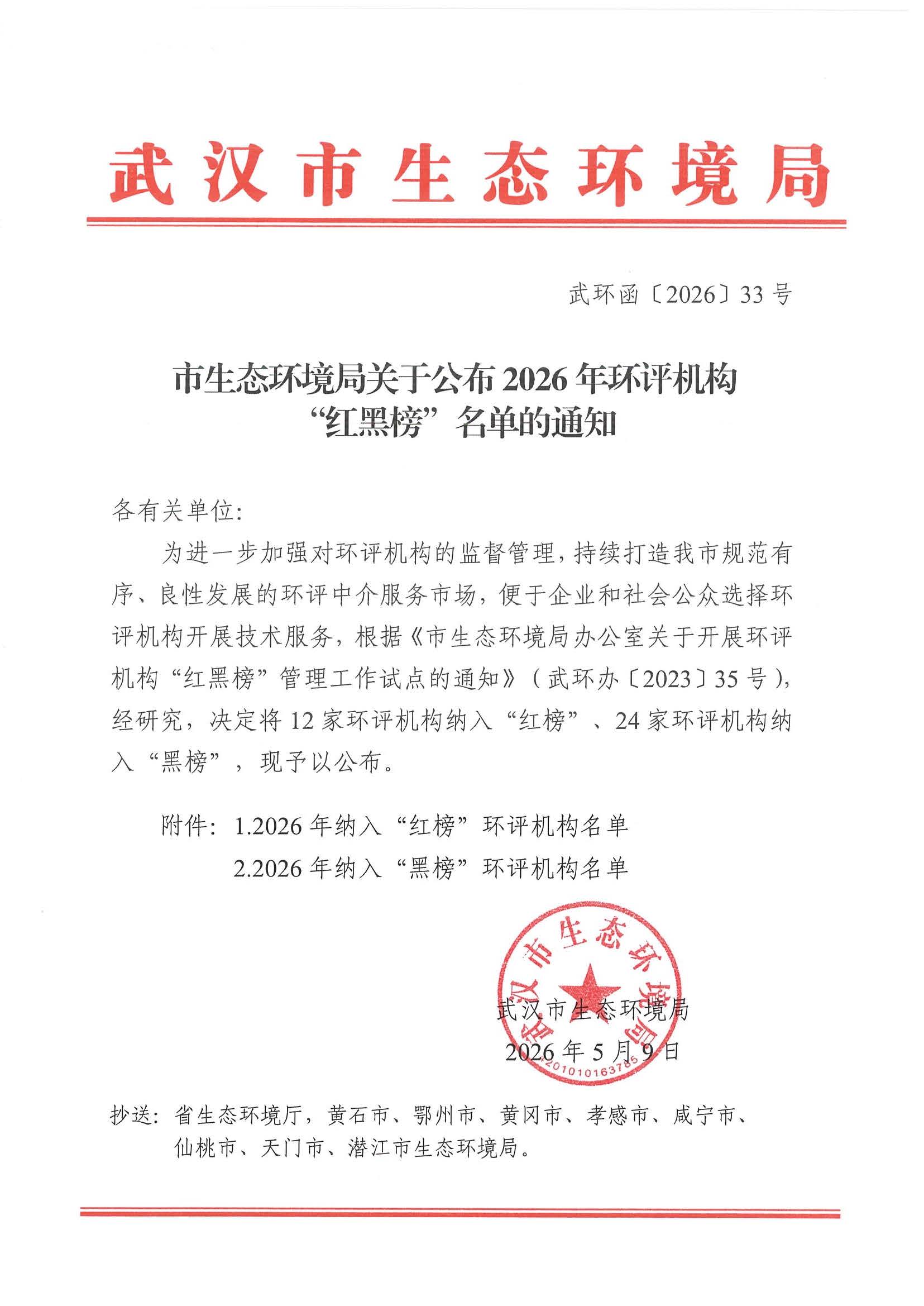 页面提取自－武环函〔2026〕33号 市生态环境局关于公布2026年环评机构“红黑榜”名单的通知(1)-2_已标记密文_页面_1.jpg